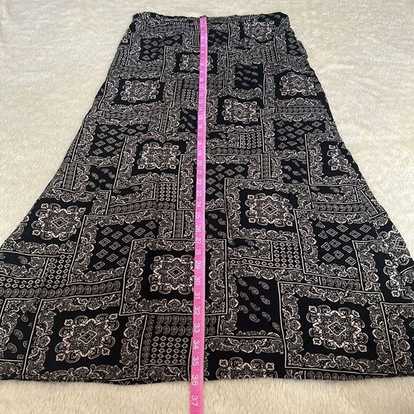 Friday Los Angeles black and white maxi skirt size large - Picture 16 of 16